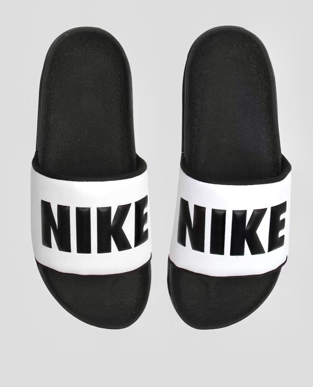 Chinelo Slide Nike Offcourt Logo - Branco
