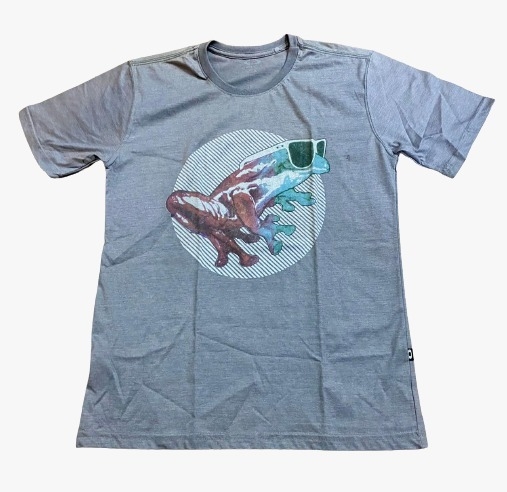 Camiseta Oakley Frog Graphic Masculina - Mescla