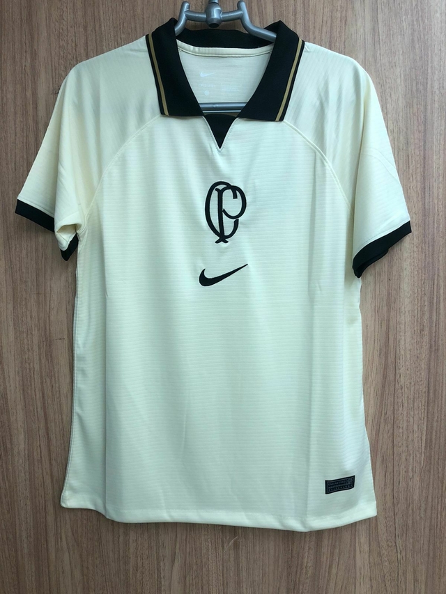 Camisa Corinthians IV 23/24 Torcedor Nike Masculina - Bege