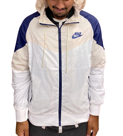 Corta vento nike branco online
