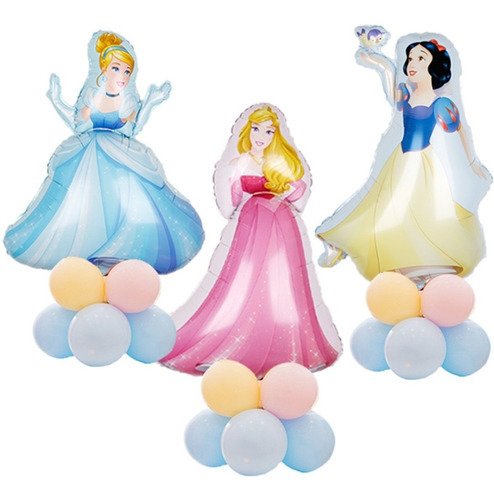 Globo princesas de Disney 80cm aprox. (5 personajes)