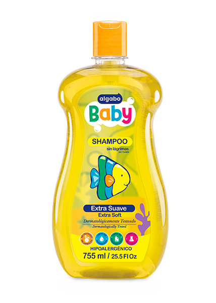 Champú para bebés, champú suave y sin lágrimas, para recién nacidos y bebés  (0-2 años), 4.2 fl oz (paquete de 4)