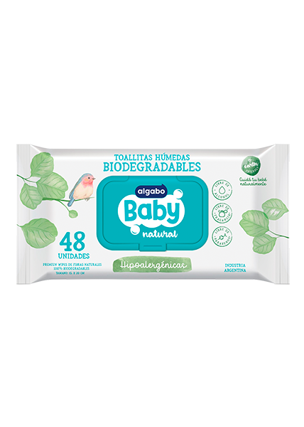Baby Toallitas Biodegradables Húmedas 48u