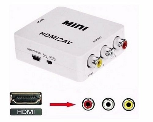 Conversor Adaptador HDMI a RCA Adaptador 1080p (Art.ACO112)