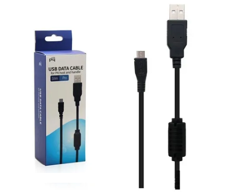 Cable de Carga y Datos para Mando PS4 Dualshock 2 Metros