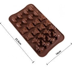 Forma para Chocolate Bichos Ou - comprar online