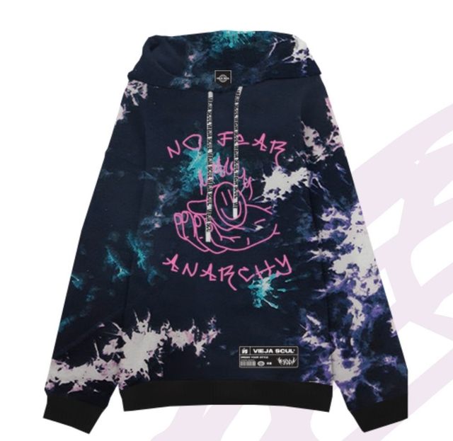 Buzo Canguro Oversize VS Batik Anarchy MLO 51025 B
