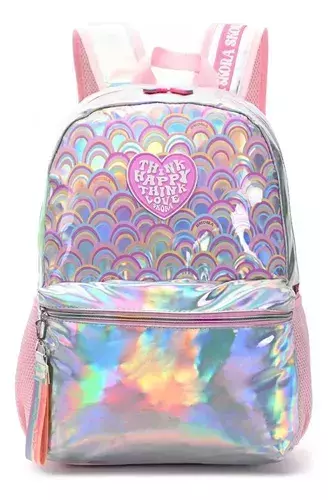 MOCHILA HOLOGRAMA ARCOIRIS Puercoespin Store