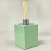 Porta difusor em resina Verde Celadon com cromado