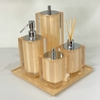 Kit de banheiro 4 peças + bandeja 24x24 em resina cristal champagne com cromado - comprar online