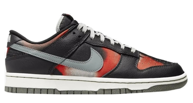 TENIS NIKE DUNK LOW GRAFFITI PACK BLACK RED