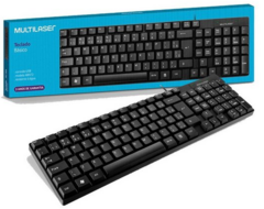 TECLADO USB BASICO SLIM PRETO TC193 MULTILASER