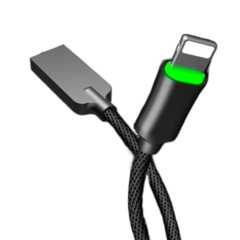 CABO USB V8 MICRO USB CB-23 1M PMCELL COM LED - comprar online