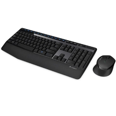 KIT TECLADO E MOUSE SEM FIO MK345 PRETO LOGITECH na internet