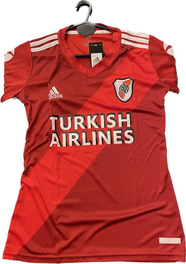 CAMISETA RIVER MUJER ROJA