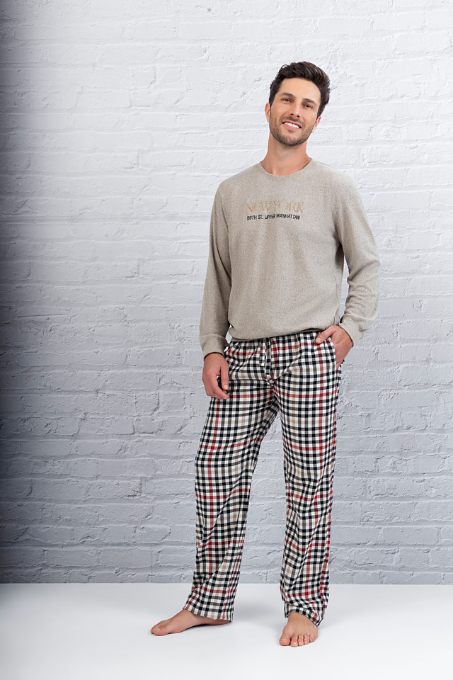 Calça sales xadrez burberry