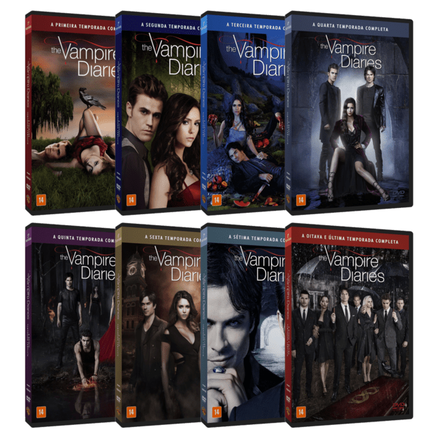 Box Original Diários de um Vampiro - com 3 temporadas