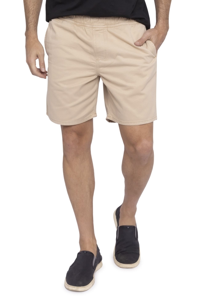 Bermuda jeans cheap masculina bege