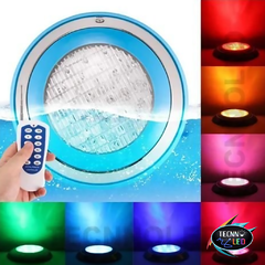 Luminária Piscina Led Rgb 24w Redondo Subaquática 110v na internet