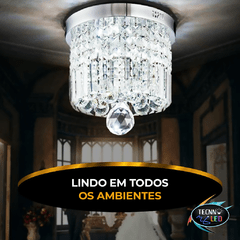 Lustre Plafon De Cristal Legítimo para 4 lâmpada G9 Luxo TL2027 - comprar online