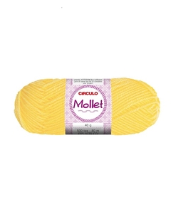 Kit 5 Novelos Fio Lã Mollet 40g Círculo Tricô/Crochê Cores - loja online