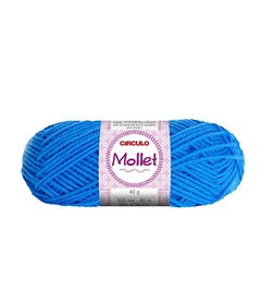 Kit 5 Novelos Fio Lã Mollet 40g Círculo Tricô/Crochê Cores na internet