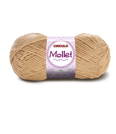 Kit 5 Novelos Fio Lã Mollet 100g Círculo Cores Tricô/Crochê - loja online