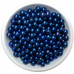 Atacado: Pérola 8mm ABS Inteira c/ Furo 500g (aprox.2000un) - comprar online