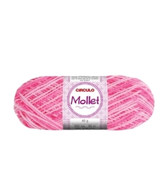 Lã Mollet 40g Círculo Tricô/Crochê Cores Lisas e Multicolor