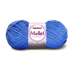 Kit 5 Novelos Fio Lã Mollet 100g Círculo Cores Tricô/Crochê - comprar online