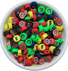 Entremeio de Fimo 10mm (15pçs) Super Heróis Sortidos - comprar online