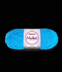 Kit 5 Novelos Fio Lã Mollet 40g Círculo Tricô/Crochê Cores