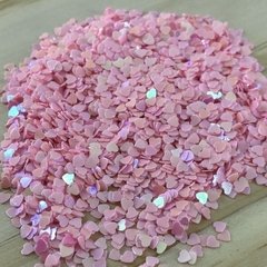 Mini Aplique Confete Paetê Coração 3mm em PVC - comprar online