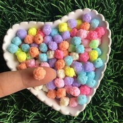 Miçanga Mini Rosinha Candy Colors 10mm