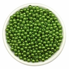 Atacado: Pérola 10mm ABS Inteira c/Furo 500g (aprox. 1000un)