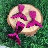 Aplique de Lantejoula de Cauda de Sereia - Rosa Pink