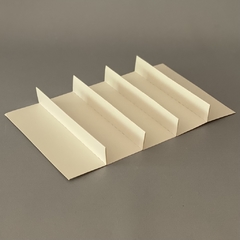 Imagen de Mini Pack x 2 u CHEESECAKE + DIVISIONES PLEGABLES (25x25x 7.5 cm) CAJA DEGUSTACION / PETIT FOURS / DESAYUNOS
