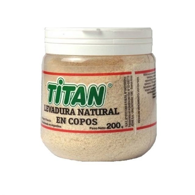Levadura nutricional en copos Titan. 200 gr.