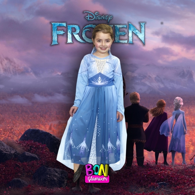 DISFRAZ NEW TOY FROZEN ELSA II PREMIUM LICENCIA OFICIAL X1