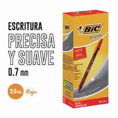 BIC BOLÍGRAFO ROJO 0.7 ULTRAFINA