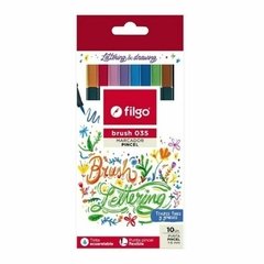 Marcador pincel Filgo Brush 035 x10 Lettering