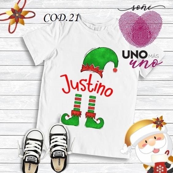 Remeras personalizadas sales para navidad