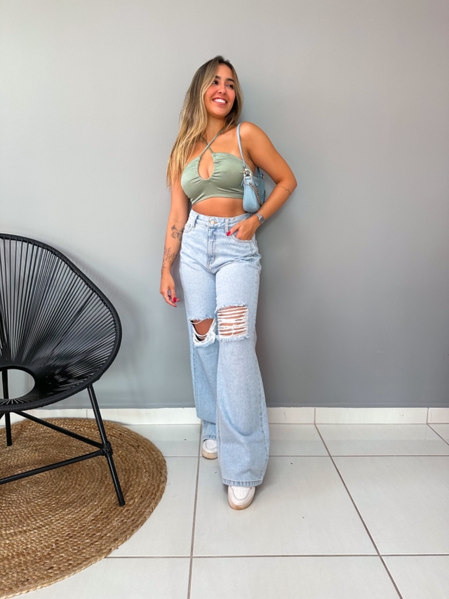 Calça cor clara sales