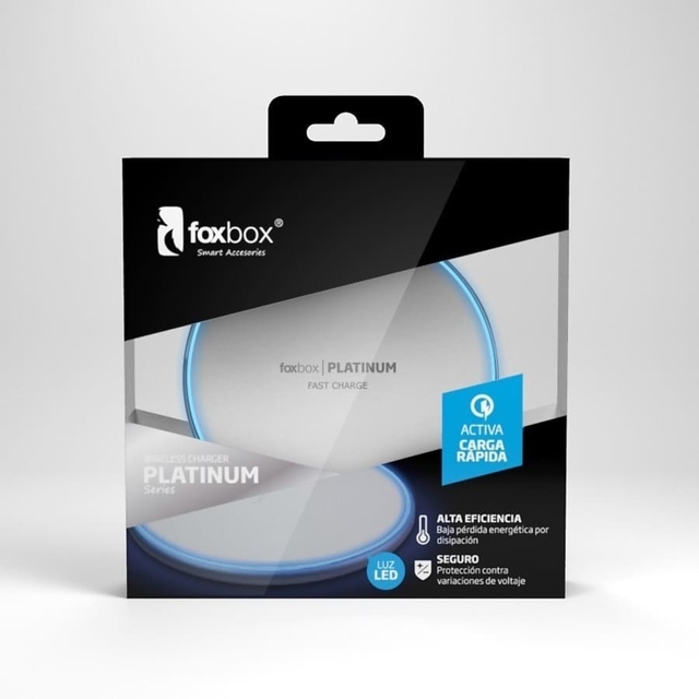 Cargador inalambrico foxbox platinum top
