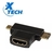 ADAPTADOR XTECH DE MICRO Y MINI HDMI A HDMI HEMBRA XTC355 - comprar online
