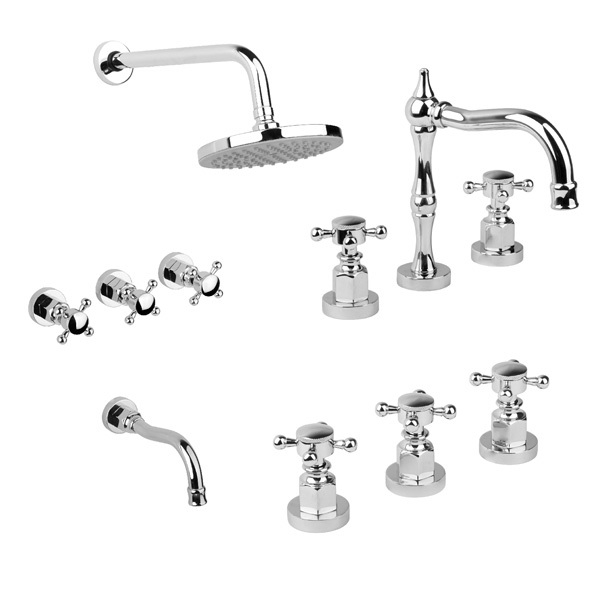 Griferia vintage para baño 2025