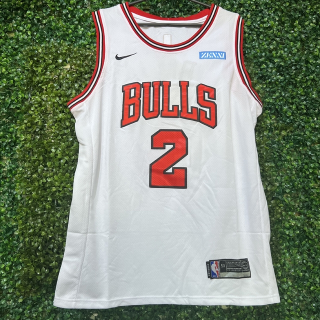 CAMISETA BULLS 2 BLANCA CON ROJO REPLIC. EXACTA