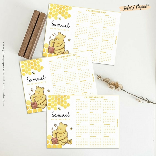 Calendario Mini 2025 WINNIE POOH CLASIC