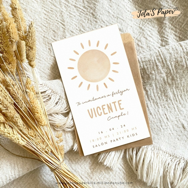 Kit Imprimible SUNSHINE Comprar En Jotas Paper Kits