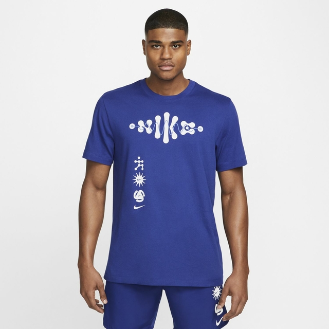 Royal blue best sale nike polo